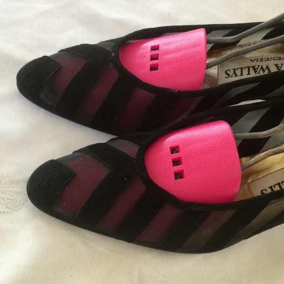 Linea Wallys Black Shoes Size7 - Picture 11 of 12